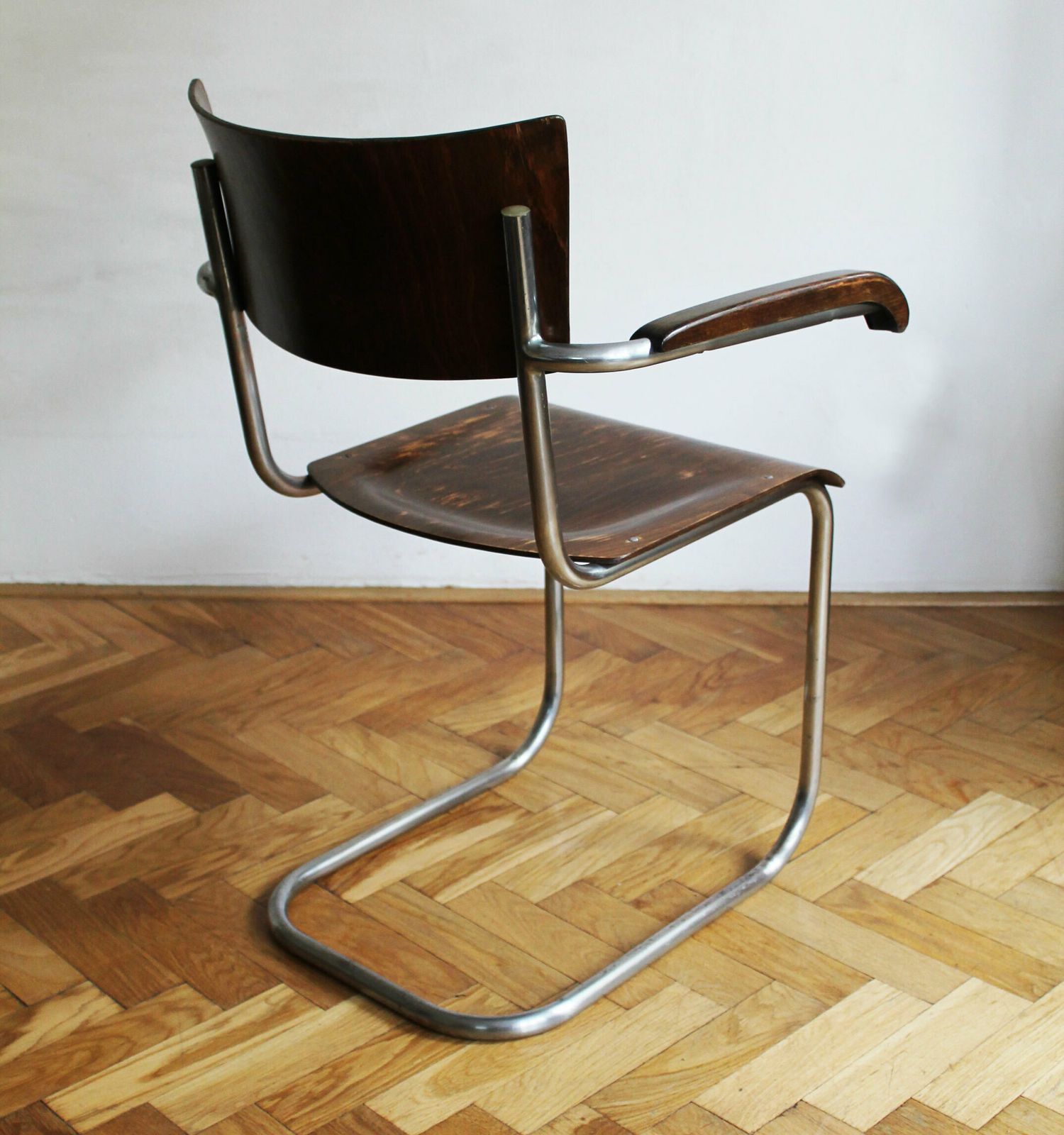Modernist Cantilever Armchair By Anton Lorenz photo vintage