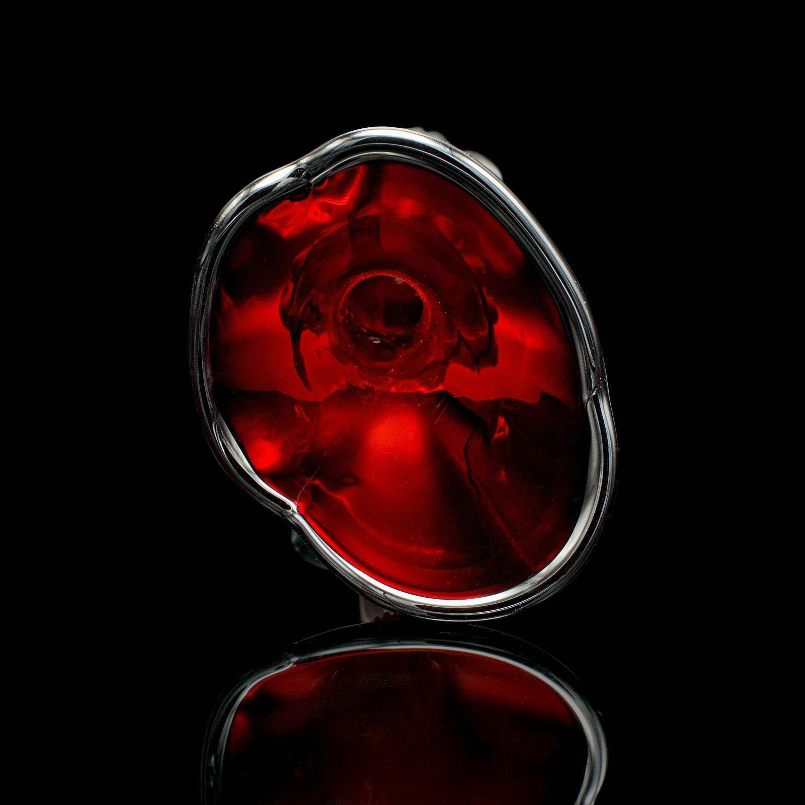 photo for sale Vintage Art Vase, Swedish, Glass Stem Sleeve, Aseda Glasbruk, Mid Century, 1960