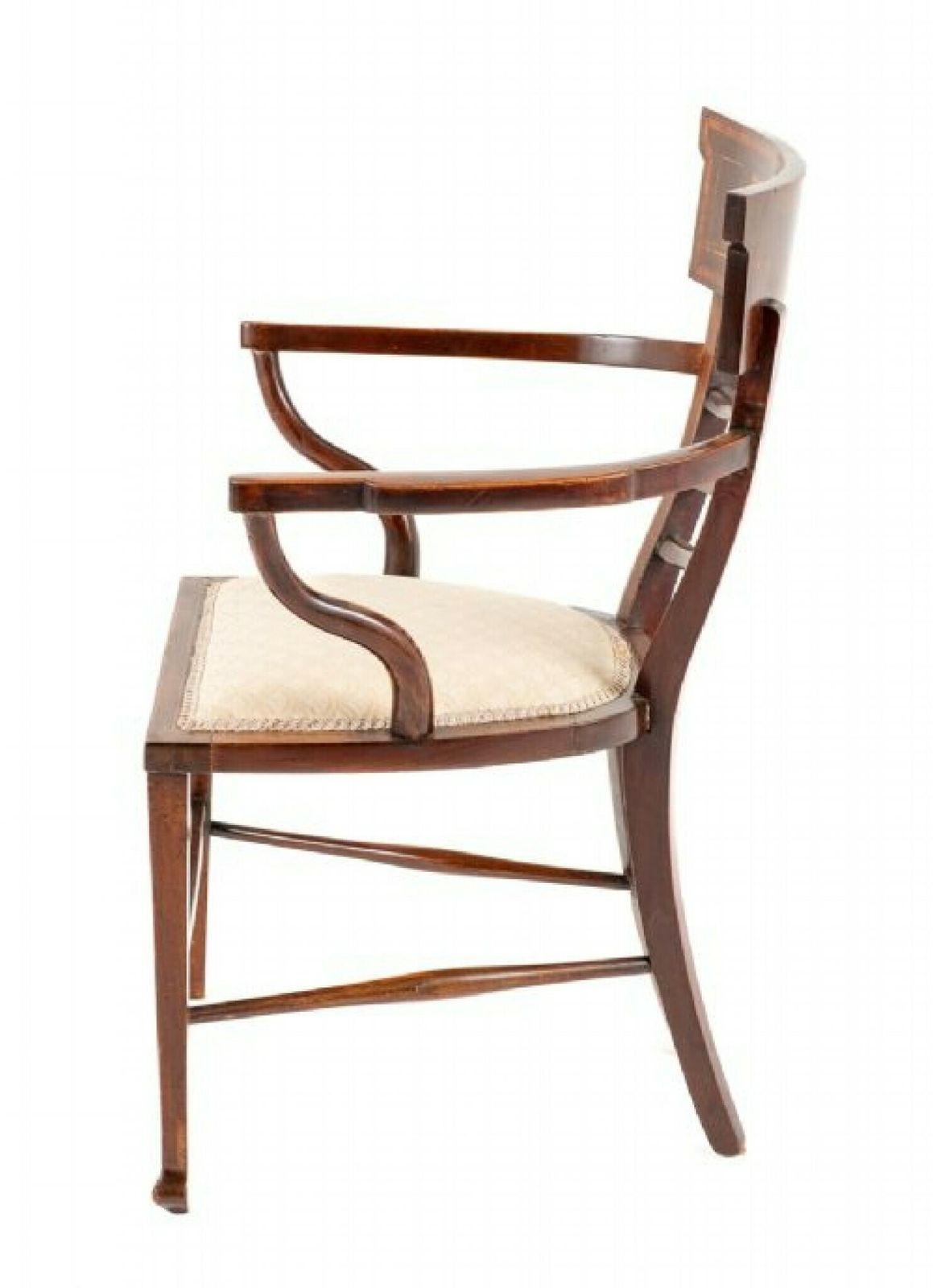 Sheraton Arm Chair Revival 1890 Mahogany photo for sale