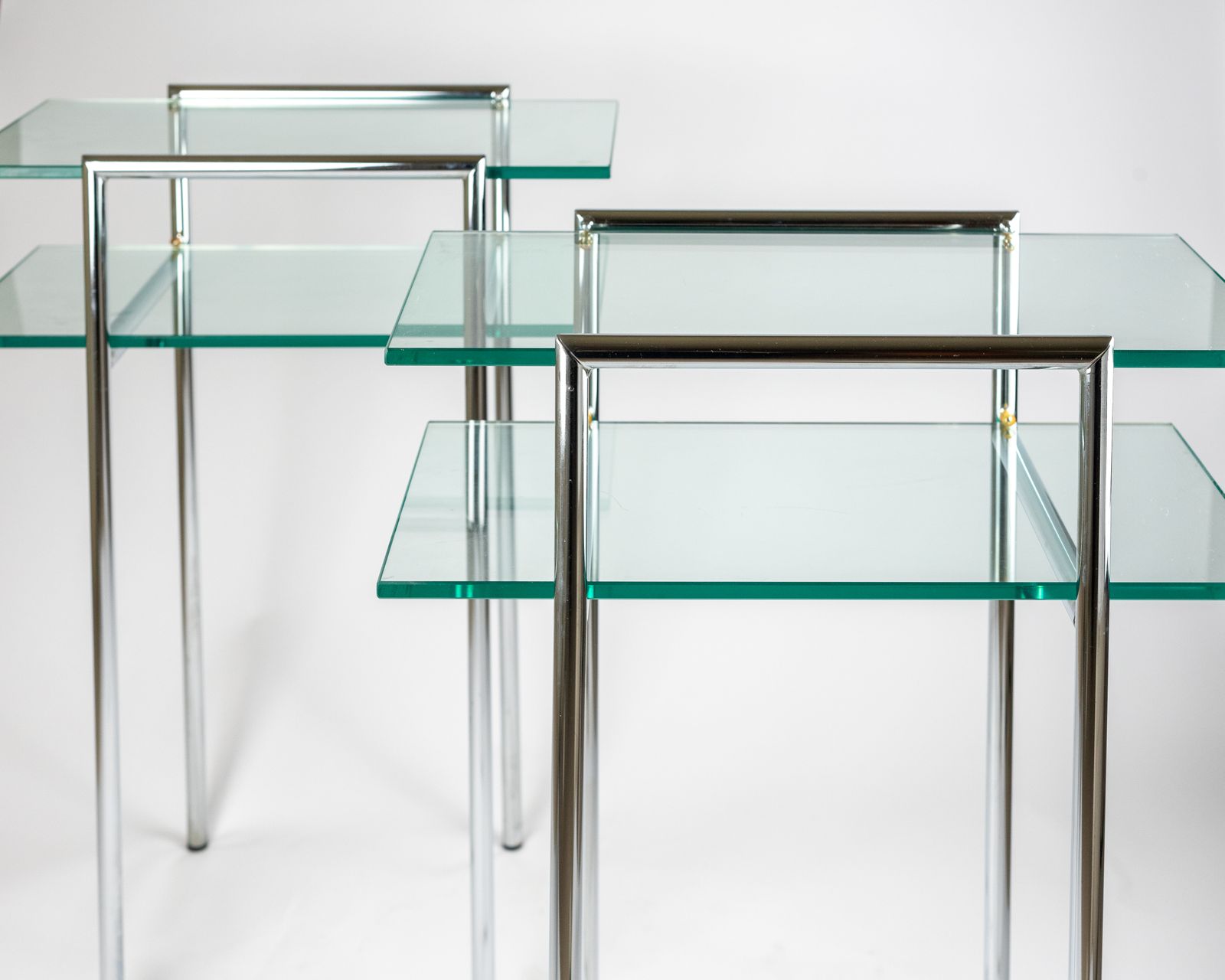 Pair Of Vienna Side Tables By Rodney Kinsman photo furniture