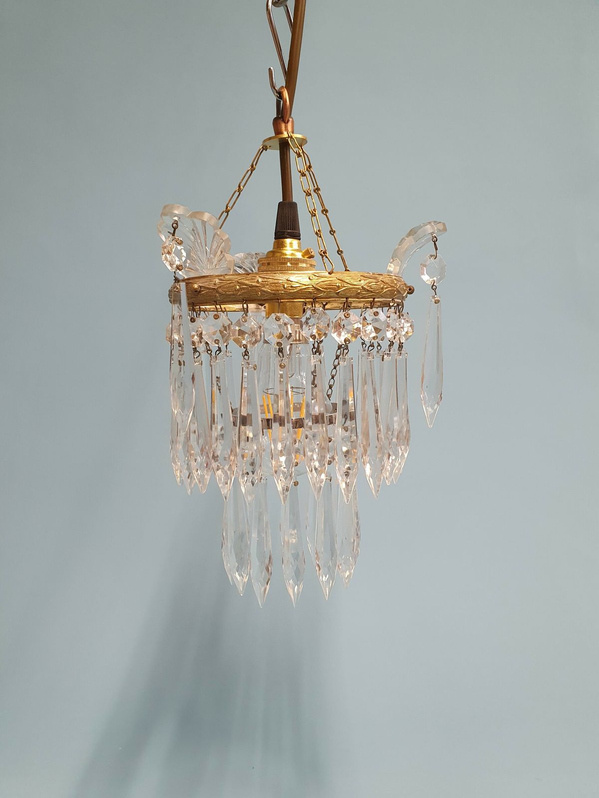 Home / Early 20th Century Spike Chandelier 8" Early 20th Century Spike Chandelier 8" photo Lighting