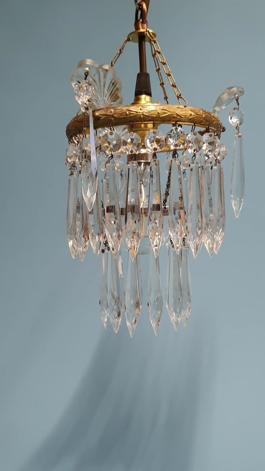 Home / Early 20th Century Spike Chandelier 8" Early 20th Century Spike Chandelier 8" photo buy