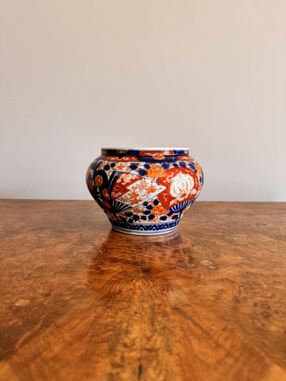 Lovely Antique Japanese Imari Jardiniere photo Home Decor