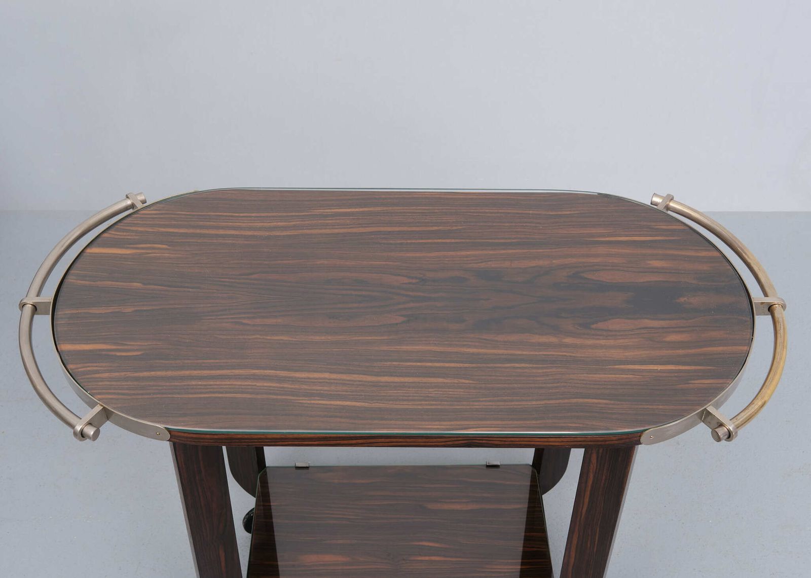 Art Deco Coromandel Wood Serving Trolley 1930s photo 1283.0