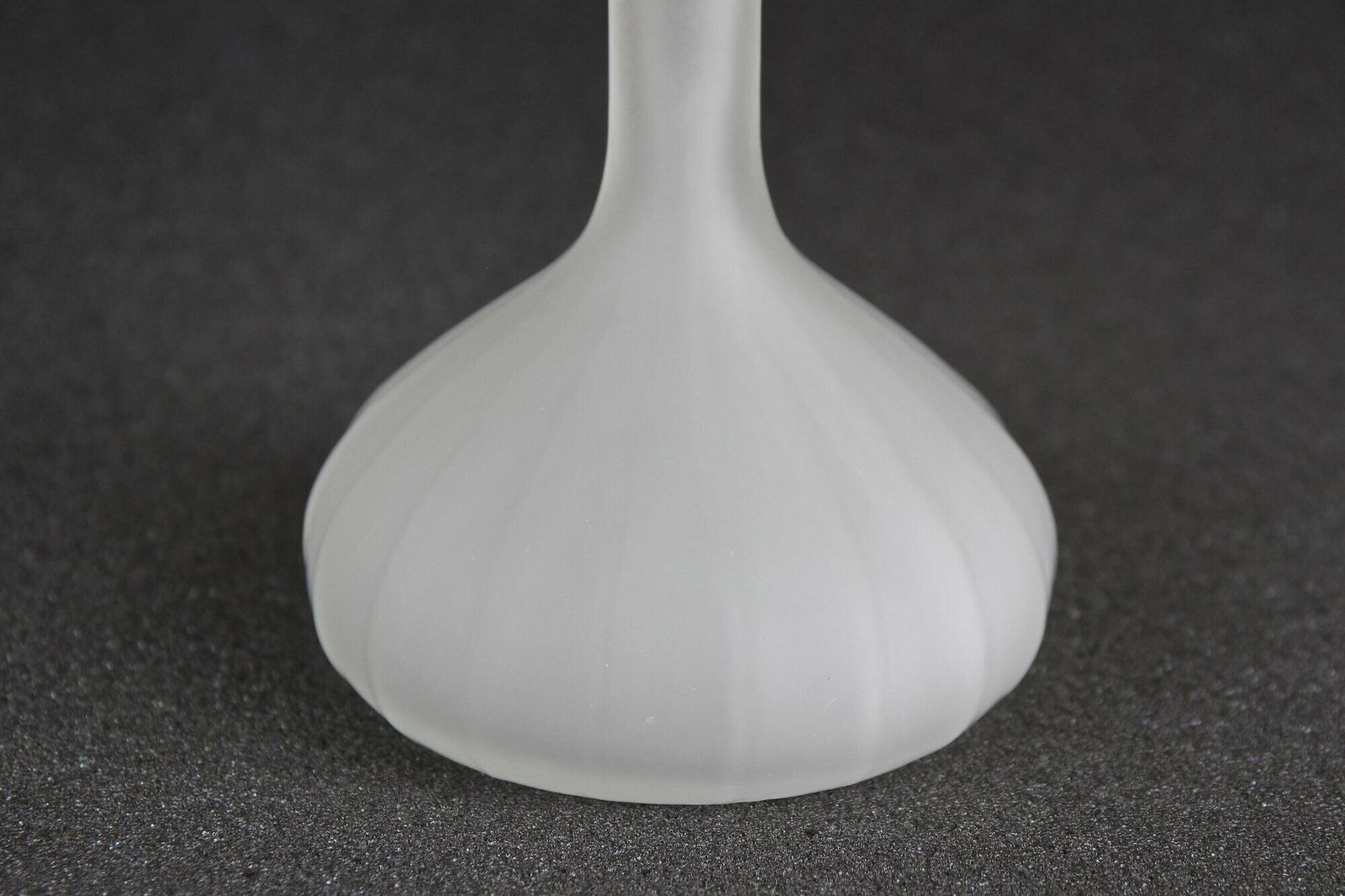 Mid Century Jack In The Pulpit Glass Vase, France Circa 1960 photo 440.0