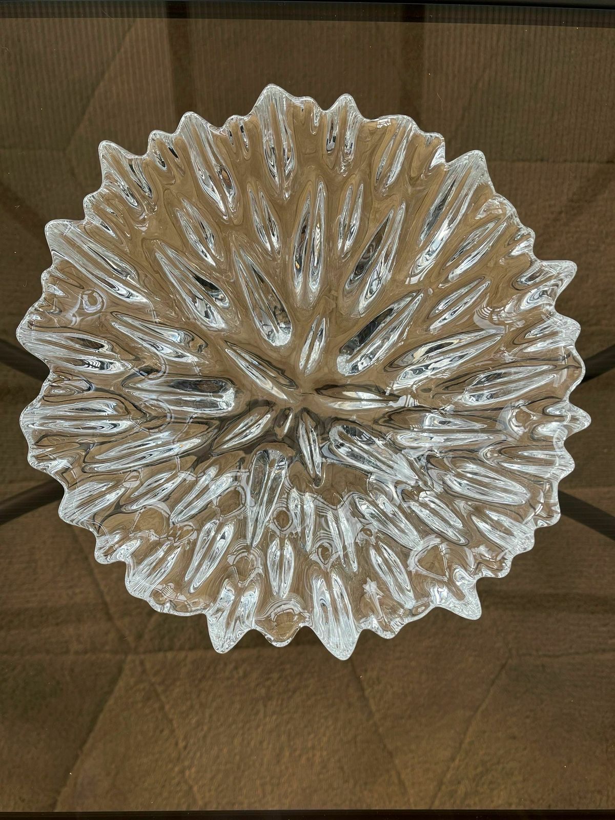 Budded Crystal Bowl Designed By Per Lütken In The 1970s And Manufactured By Royal Copenhagen In 1991. photo 300.0