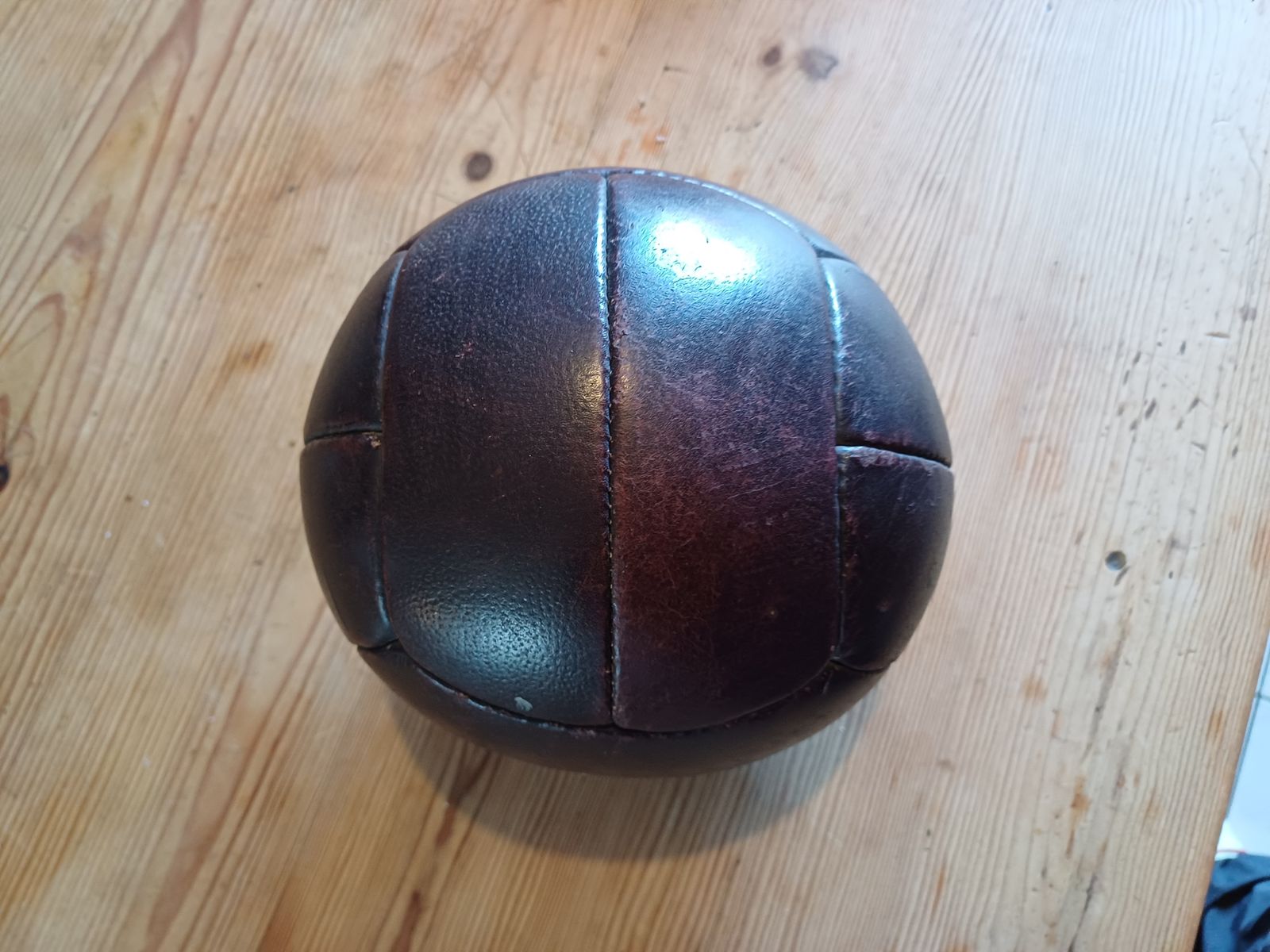 Old Leather Football, 1930s, Vintage photo Home Decor