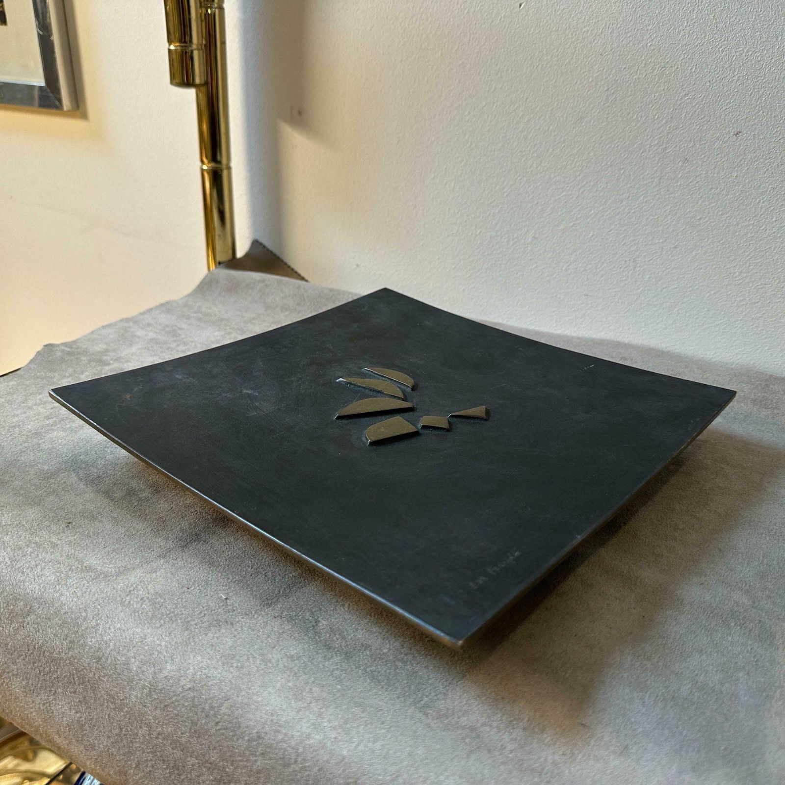 1970s Modernist Sculptural Bronze Centerpiece By Esa Fedrigolli For Esart photo Home Decor