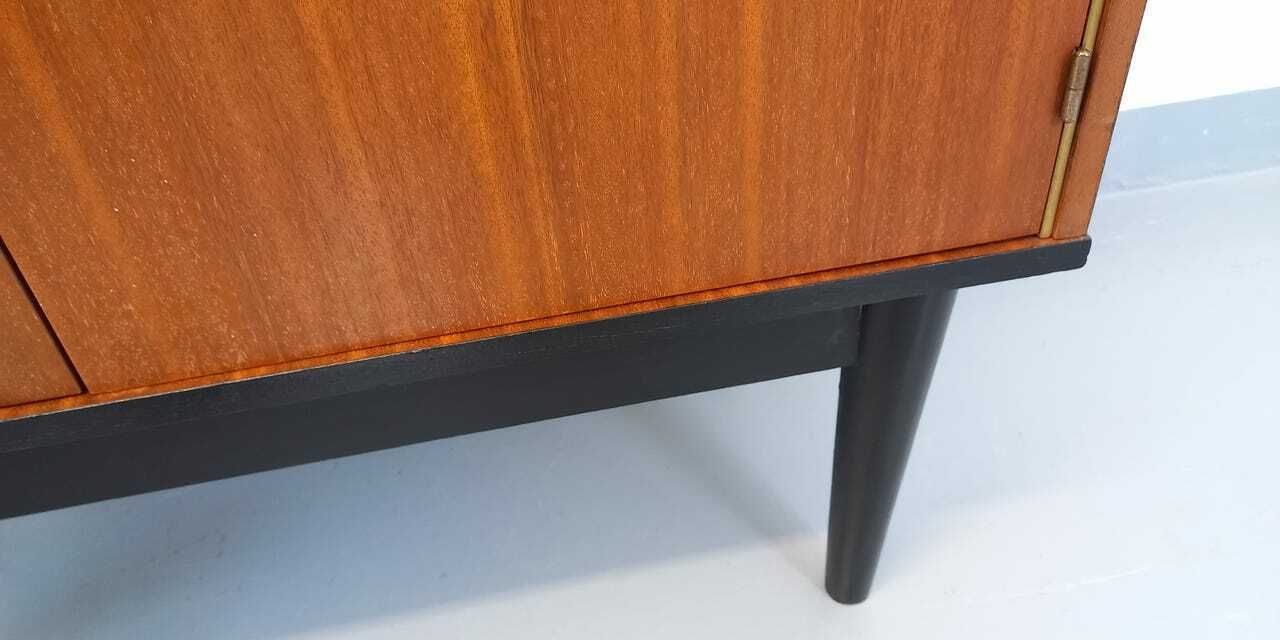 Scandinavian Bookcase In Teak And Black Wood photo 932.0