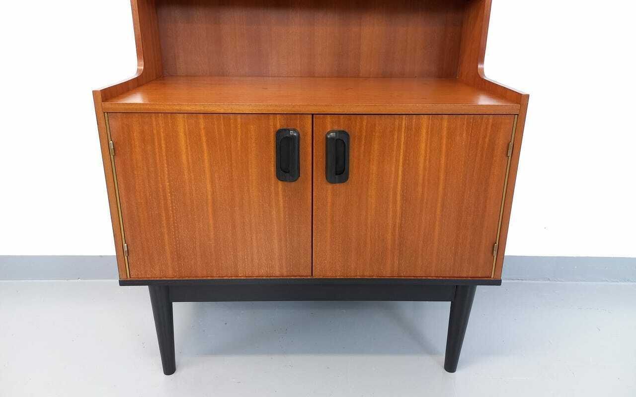 Scandinavian Bookcase In Teak And Black Wood photo buy