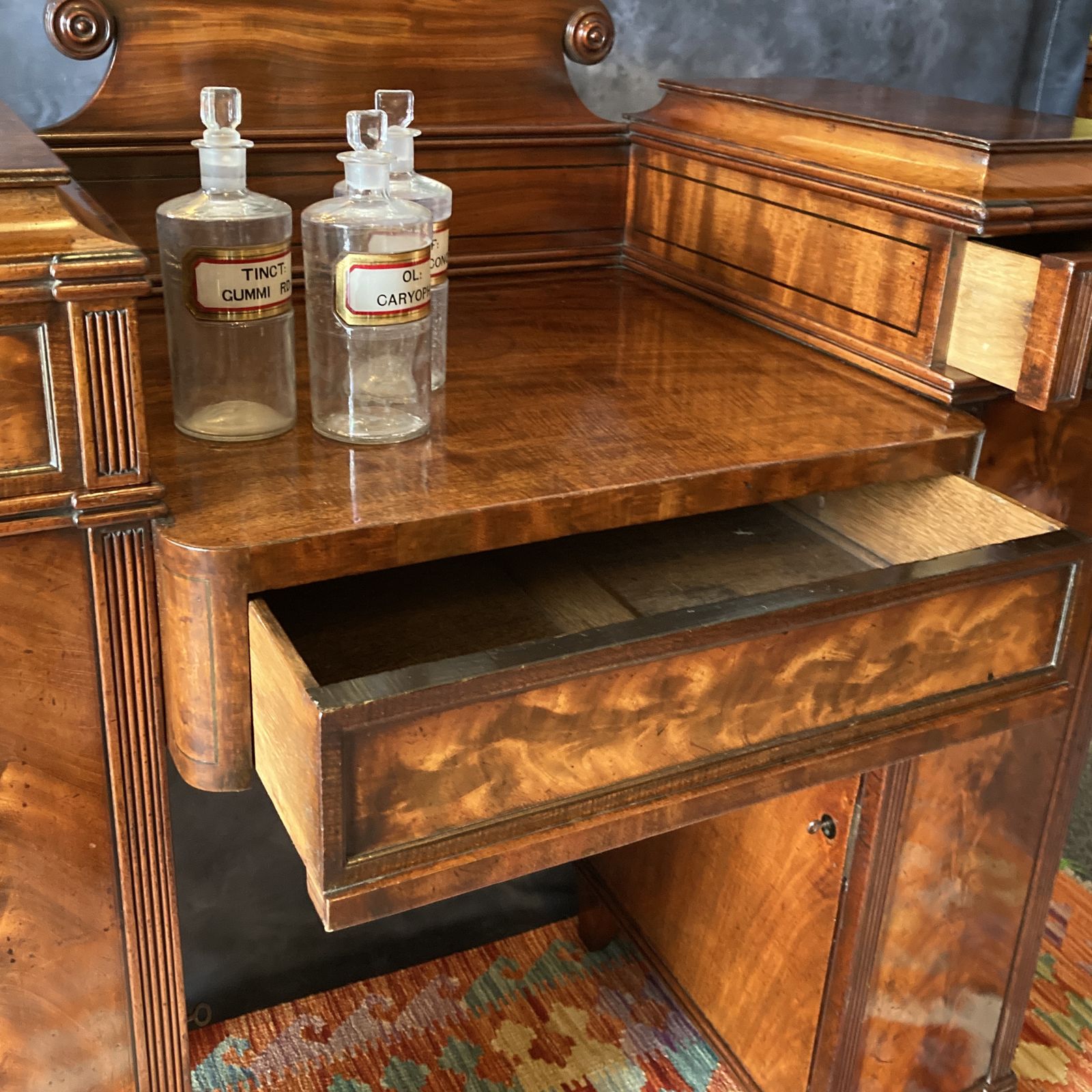 photo buy Handsome Mahogany Sideboard Of Exceptionally Small Proportions, Circa 1840