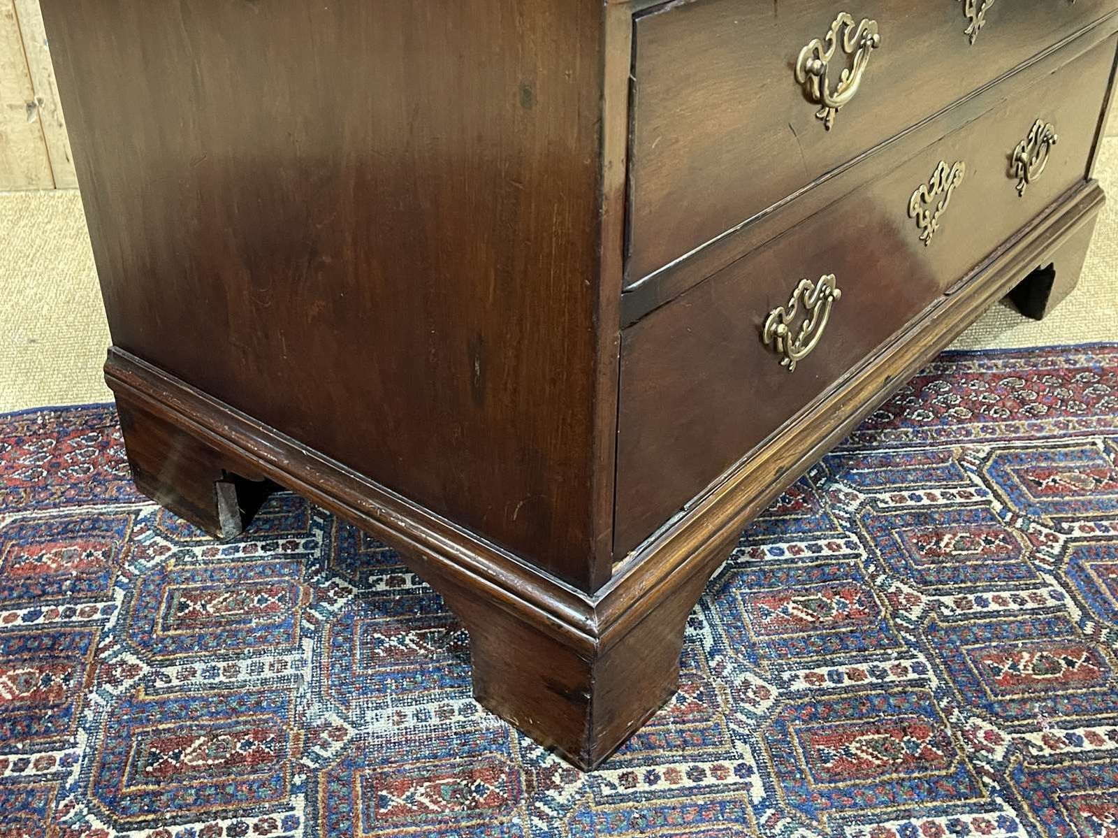 19th Century Georgian English Donkey Back Secretary In Mahogany And Oak photo 1760.0