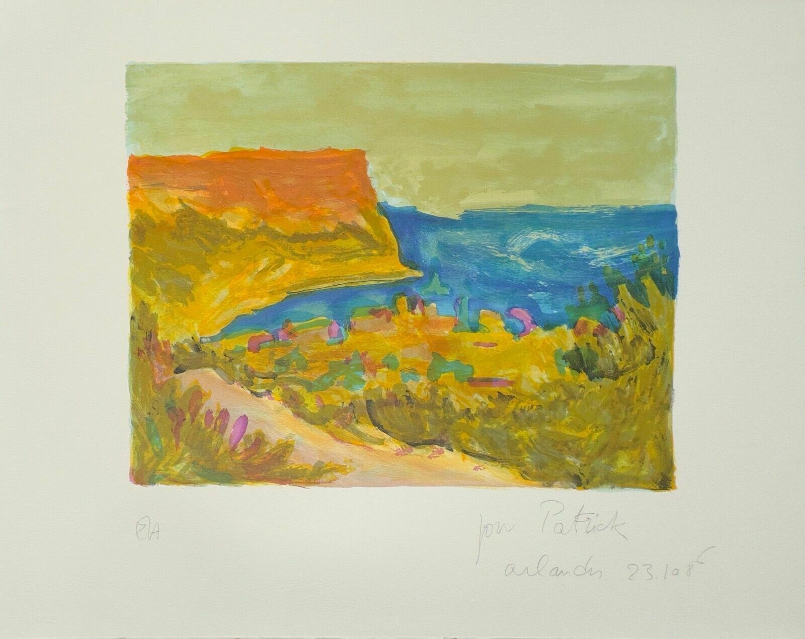 Antoine Arlandis   Signed Lithograph Signed Lithograph Seaside Bord De Mer