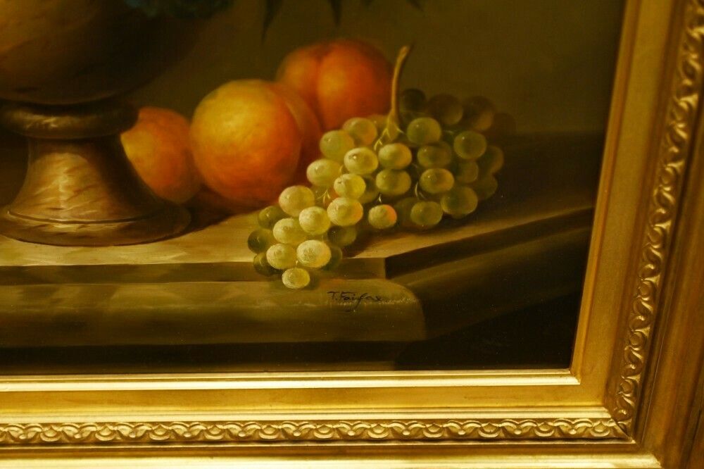 Dutch Floral Still Life Oil Painting Signed Art photo for sale