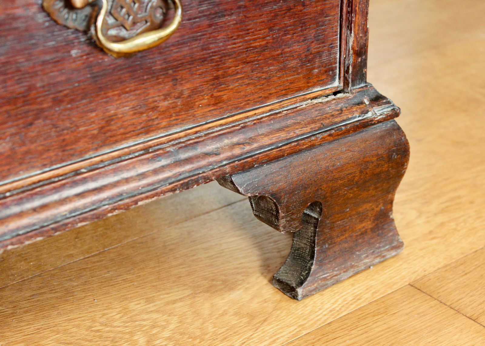 George III Oak Chest On Chest Set Of Drawers photo for sale