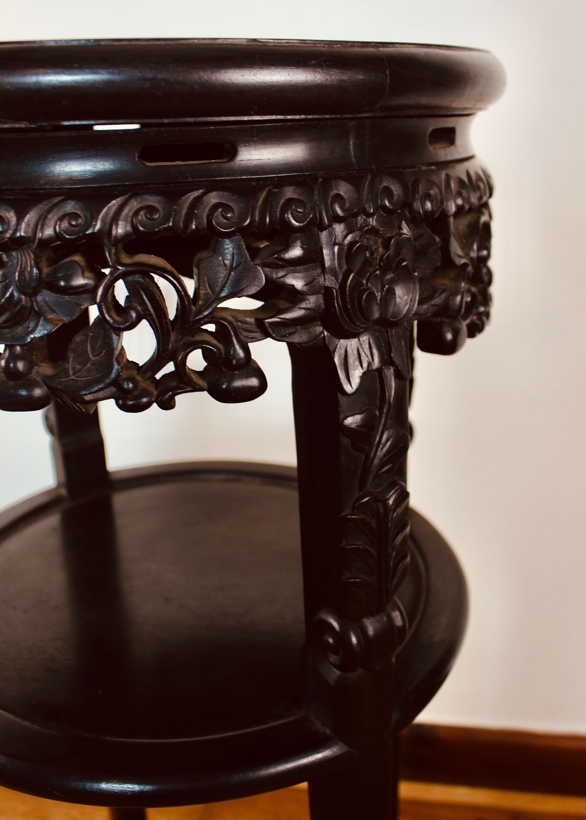 Chinese Hardwood Jardiniere Stand photo vinterior