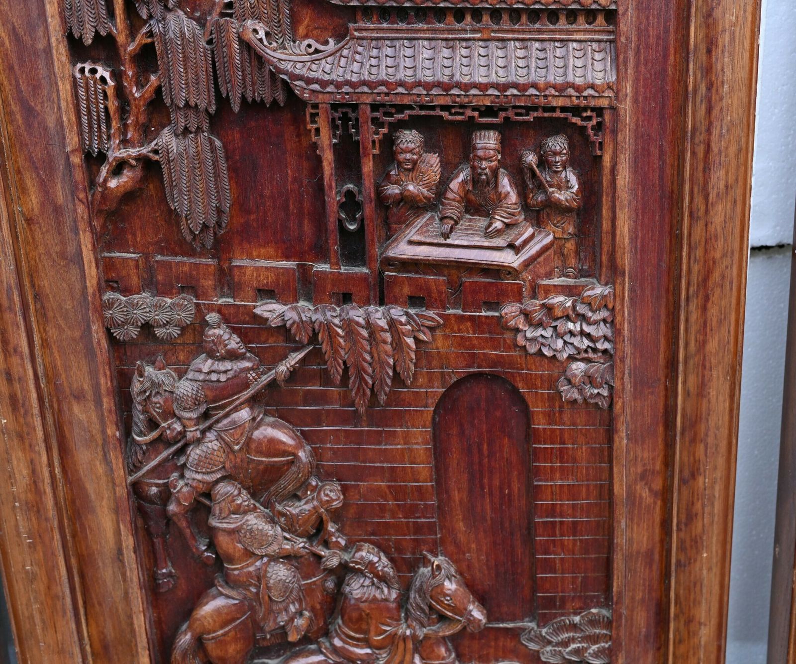 Set Chinese Carved Panels Screen Room Divider 1880 photo buy