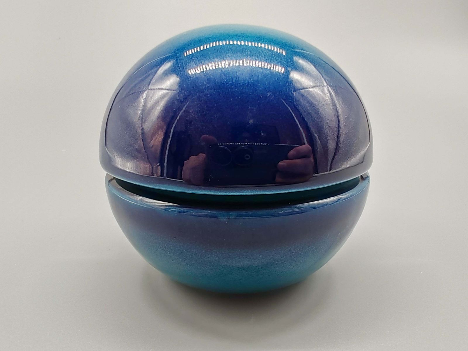 Space Age Sphere Jewelry Box By Emilio Cheveri. Made In Italy photo for sale
