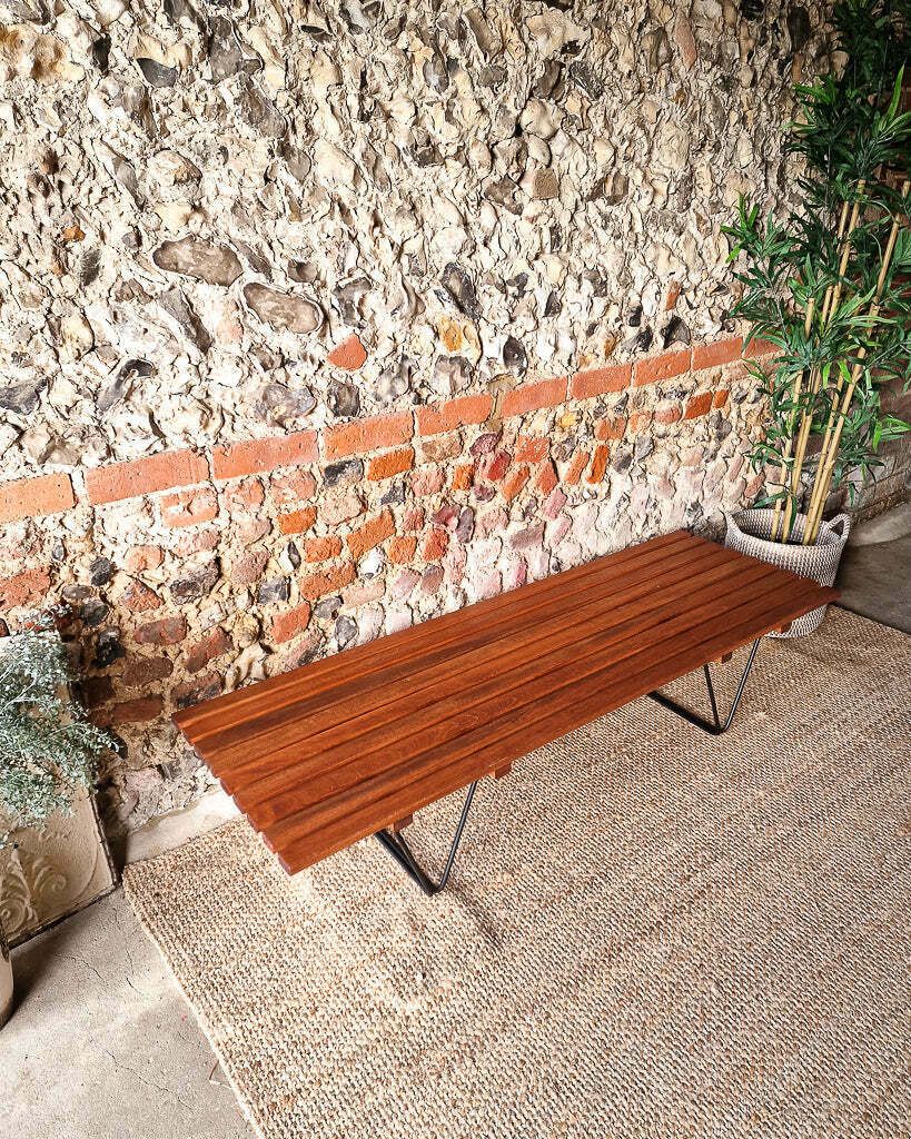 Mid Century Teak Coffee Table photo for sale