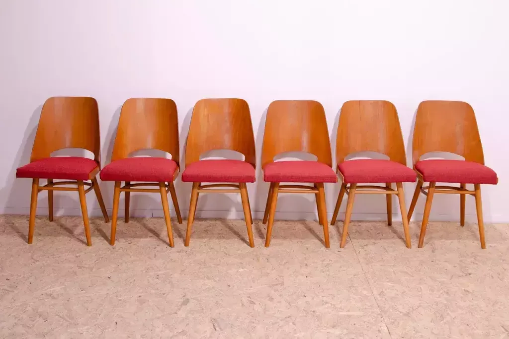 Mid Century Dining Chairs By Radomír Hofman, 1960´S, Set Of 6 photo furniture