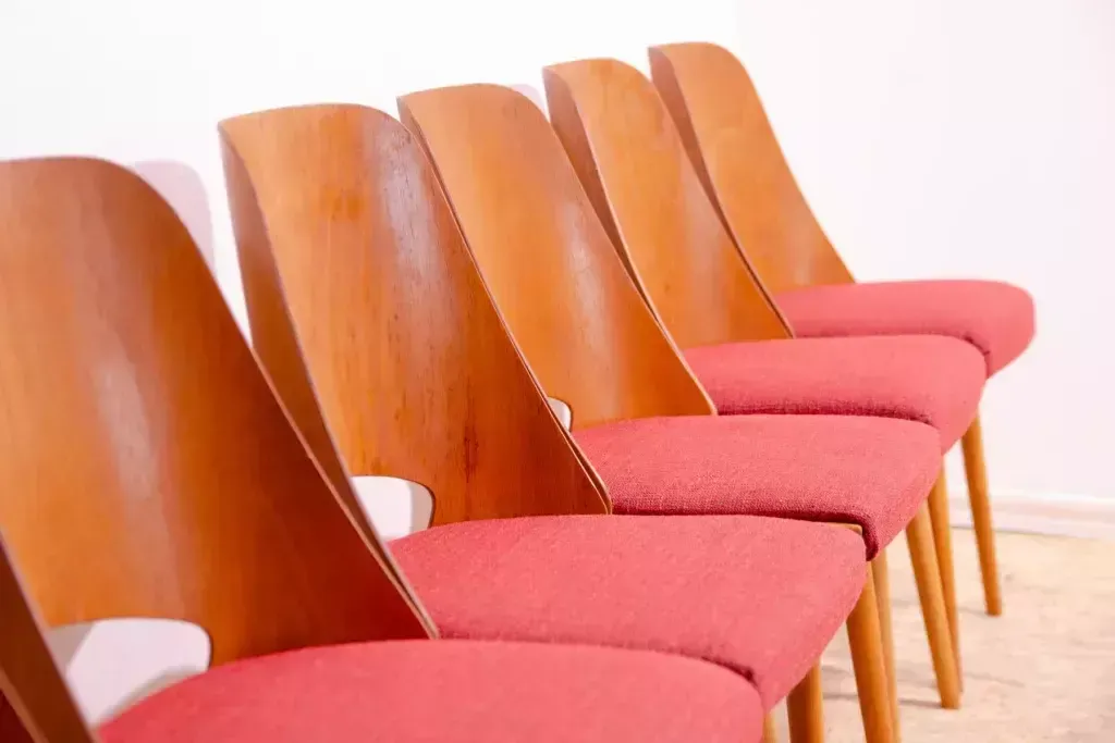 Mid Century Dining Chairs By Radomír Hofman, 1960´S, Set Of 6 photo vinterior