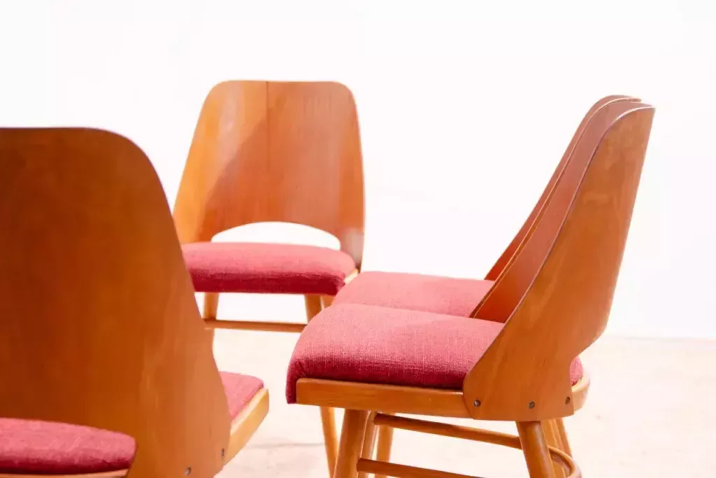photo vinterior Mid Century Dining Chairs By Radomír Hofman, 1960´S, Set Of 6