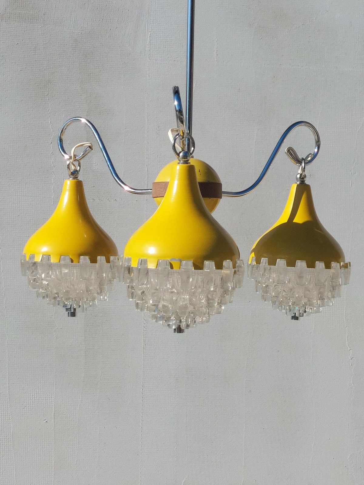 Retro Pendant Lamp /Retro Ceiling Light/Space Age Pendant Lamp/Space Age Chandelier/Mcm Pendant Lamp/Vintage Chandelier/Pineapple Shape/70's photo furniture