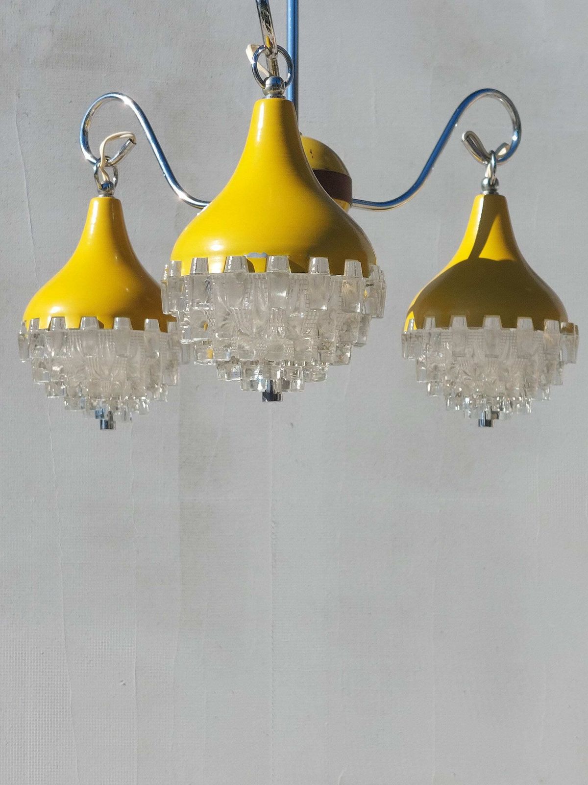 Retro Pendant Lamp /Retro Ceiling Light/Space Age Pendant Lamp/Space Age Chandelier/Mcm Pendant Lamp/Vintage Chandelier/Pineapple Shape/70's photo buy