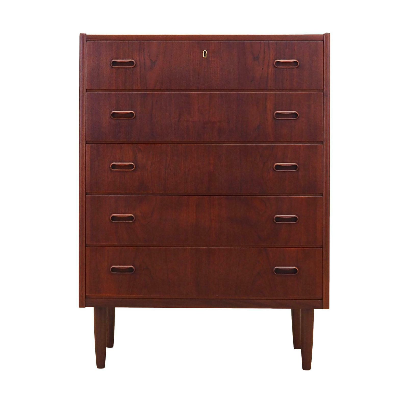 Teak Chest Of Drawers, Danish Design, 1970s, Production: Denmark
