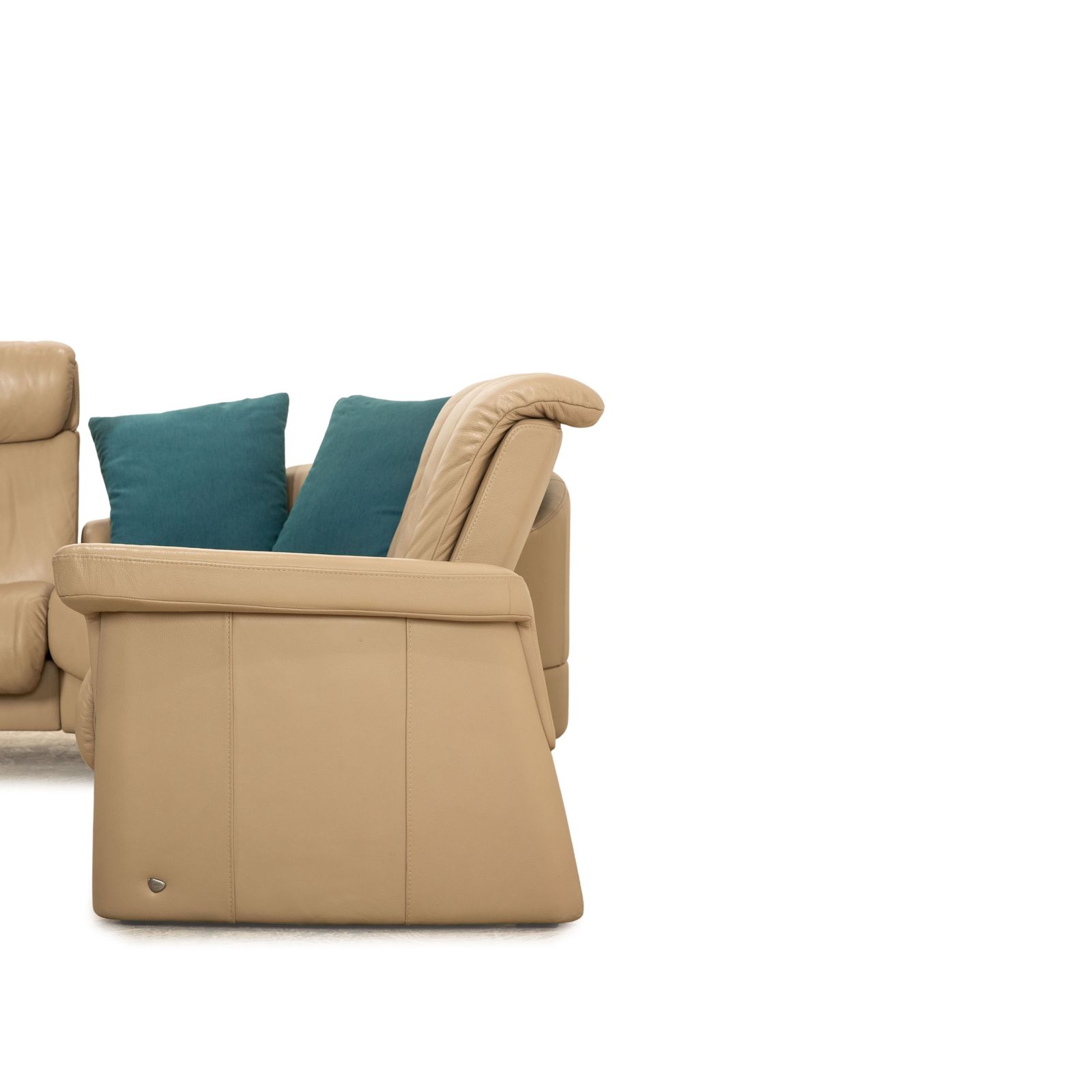 photo furniture Stressless Legend Leren Hoekbank Bruin Beige Handmatige Functie