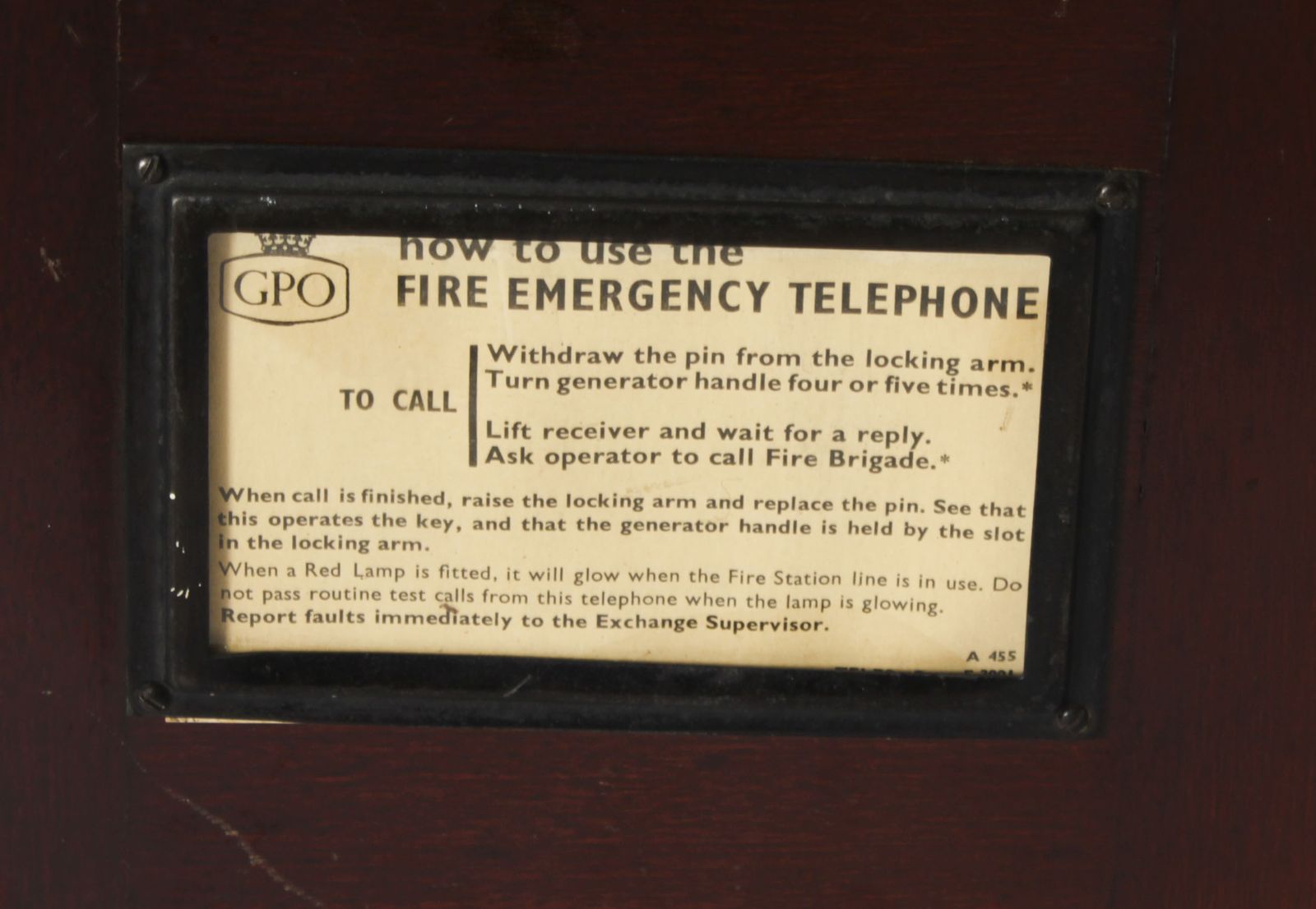 Black Bakelite  Rotary Wall Cradle Telephone & Dictograph C1940s Mid Century photo vinterior