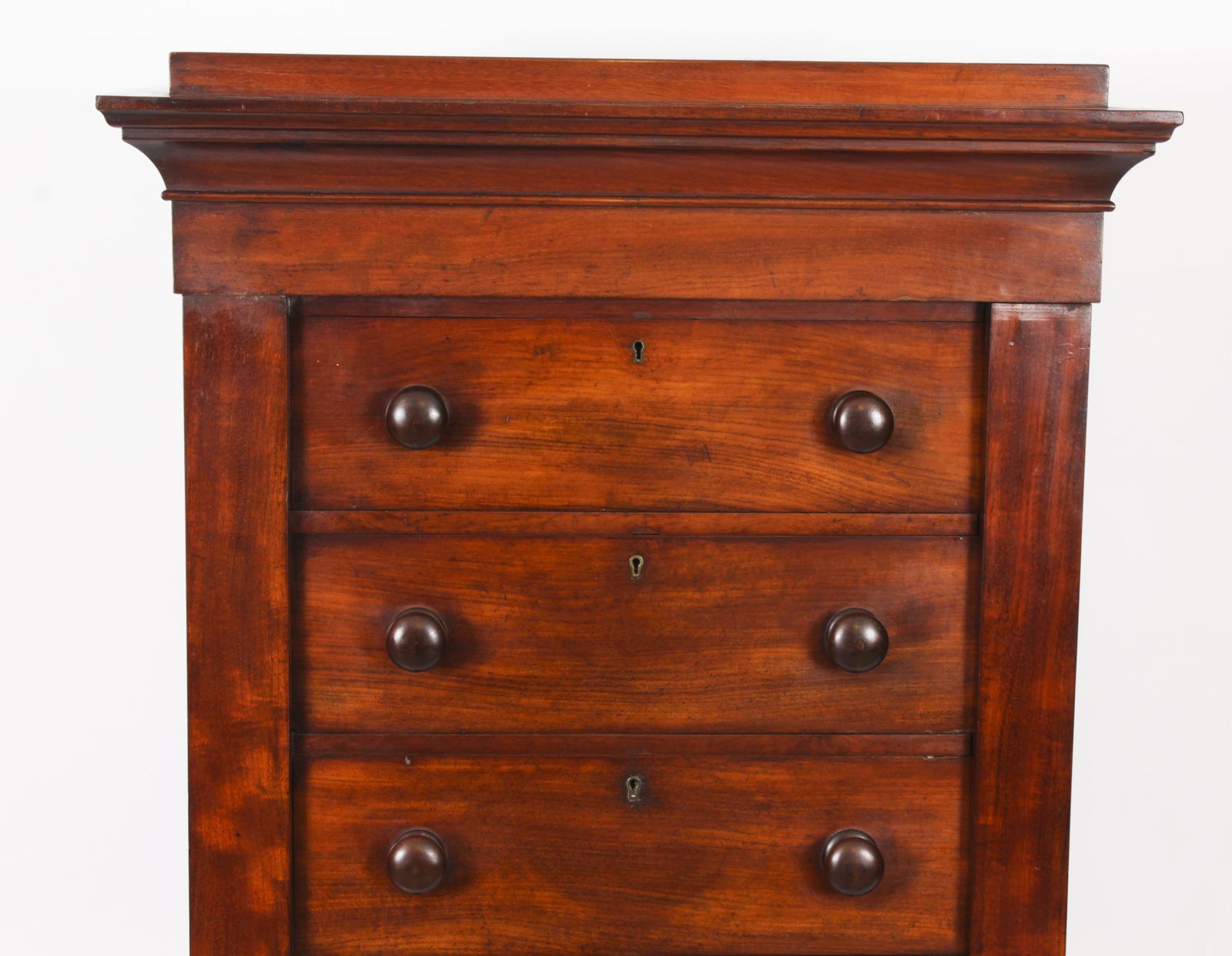 Antique George IV Mahogany  Wellington Chest  C1830 19th Century photo Furniture