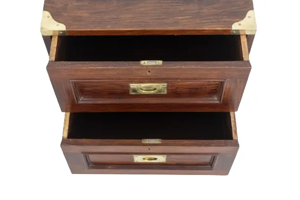 Mahogany Marine Chest Of Drawers. 1950s. photo Furniture