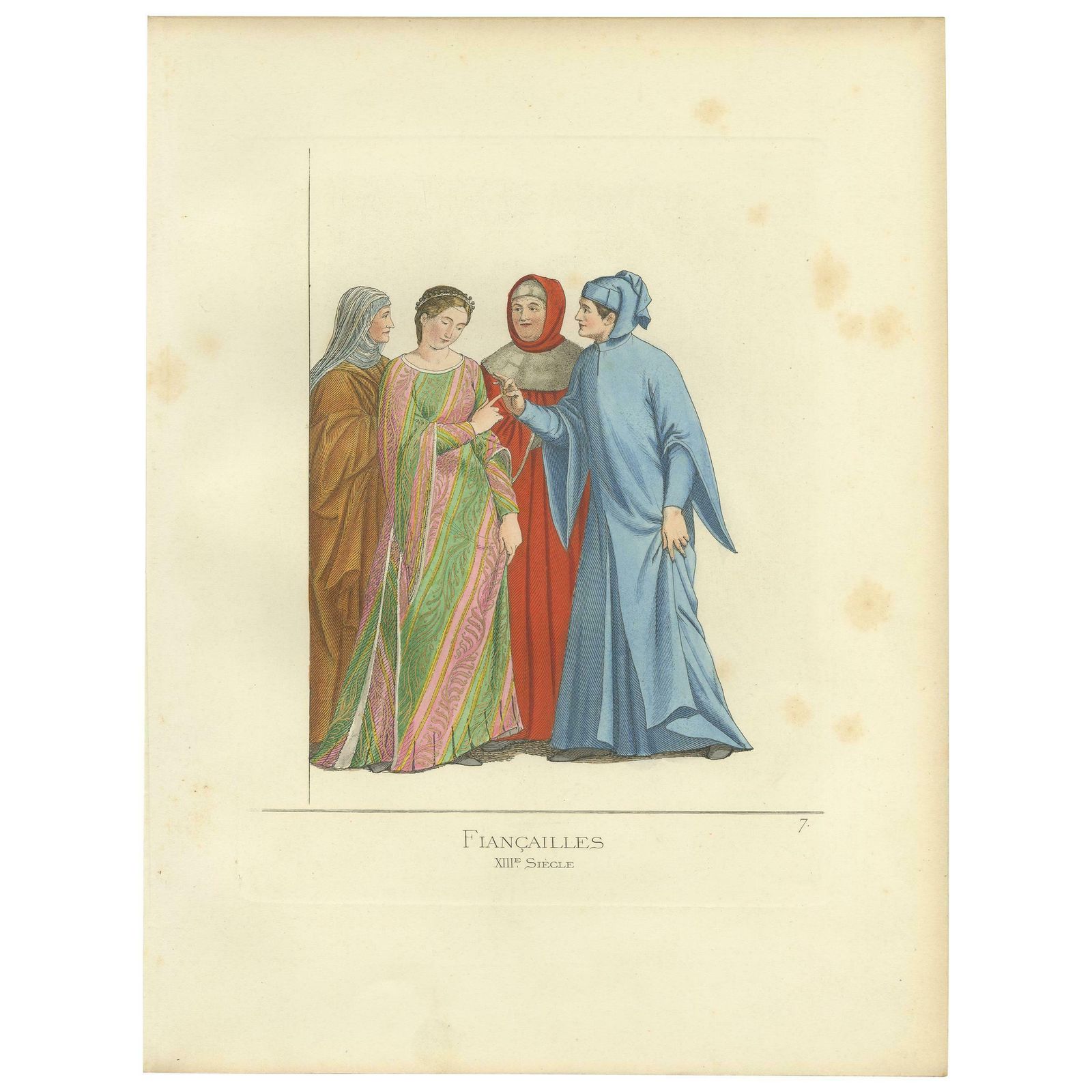 Antique Print Of An Engagement In Italy By Bonnard, 1860