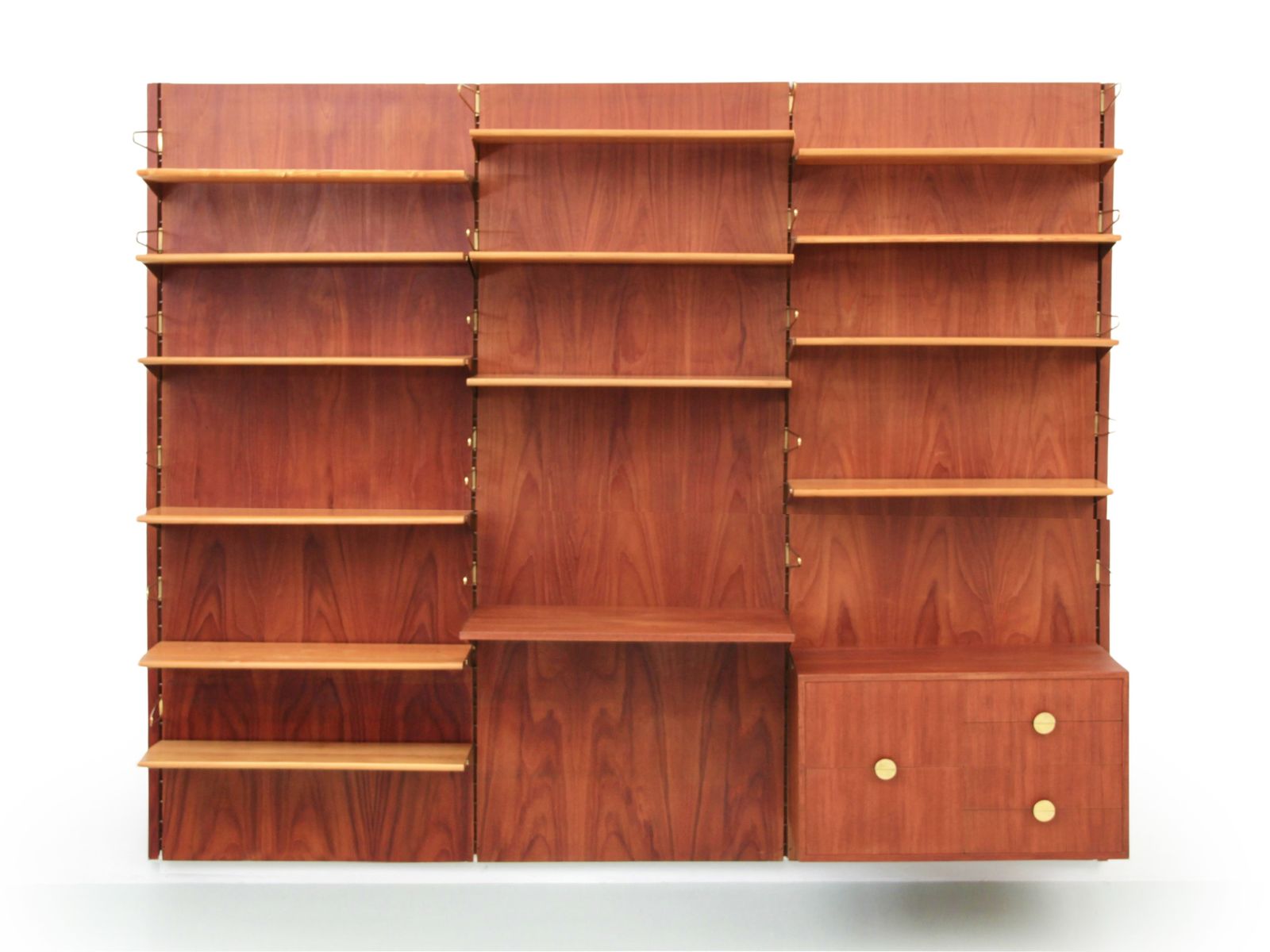 Mid Century Modern Modular Shelving System Bo71 In Teak By Finn Juhl photo vinterior