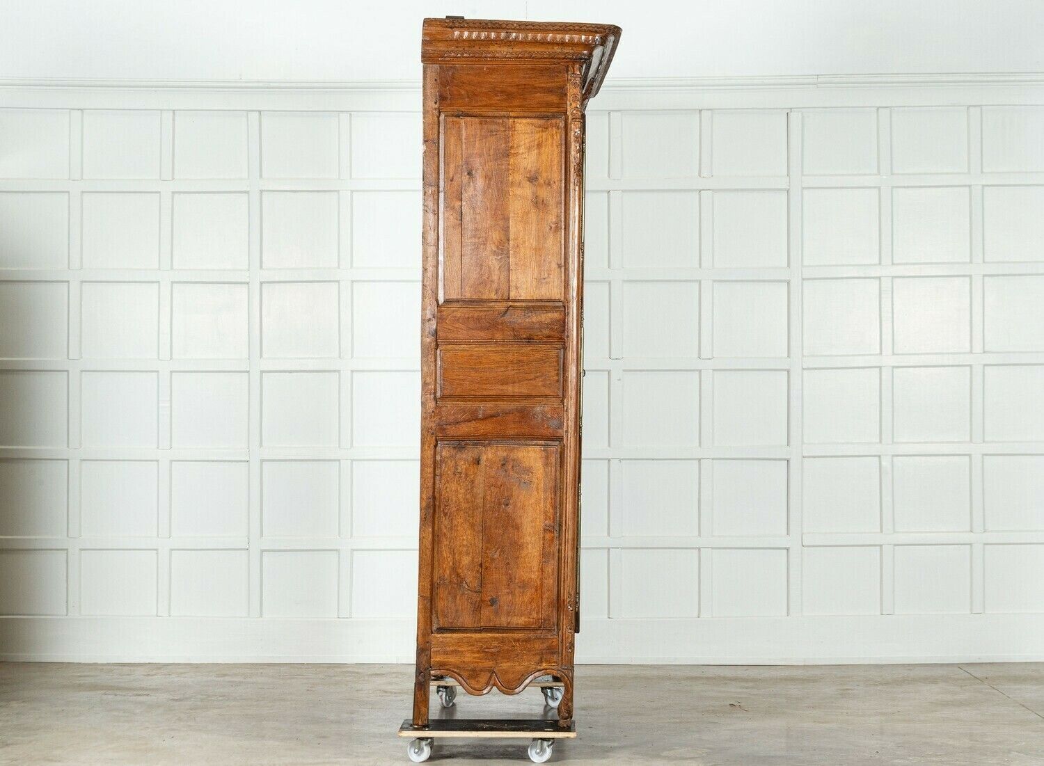 Large 18thc French Carved Walnut Armoire photo vintage
