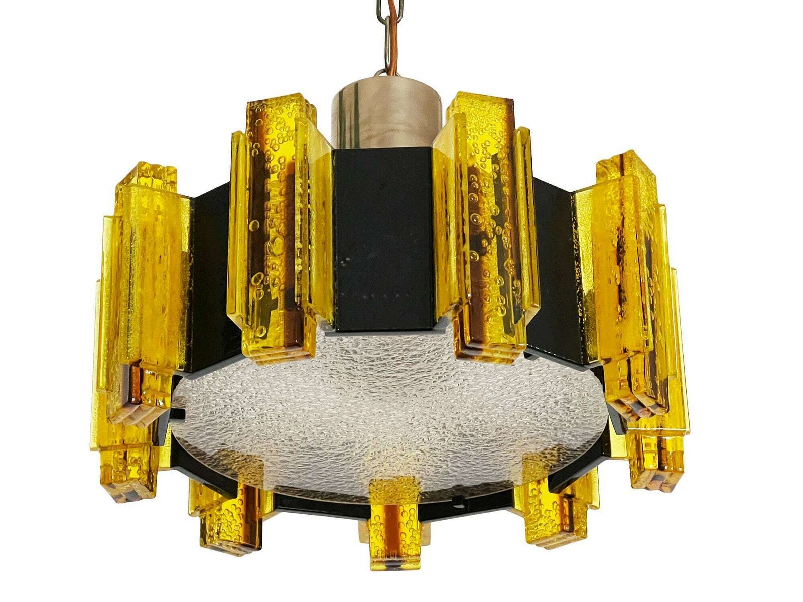 Acrylic Pendant Light/Chandelier By Claus Bolby For Cebo Industri. Denmark 1960s photo 481.0