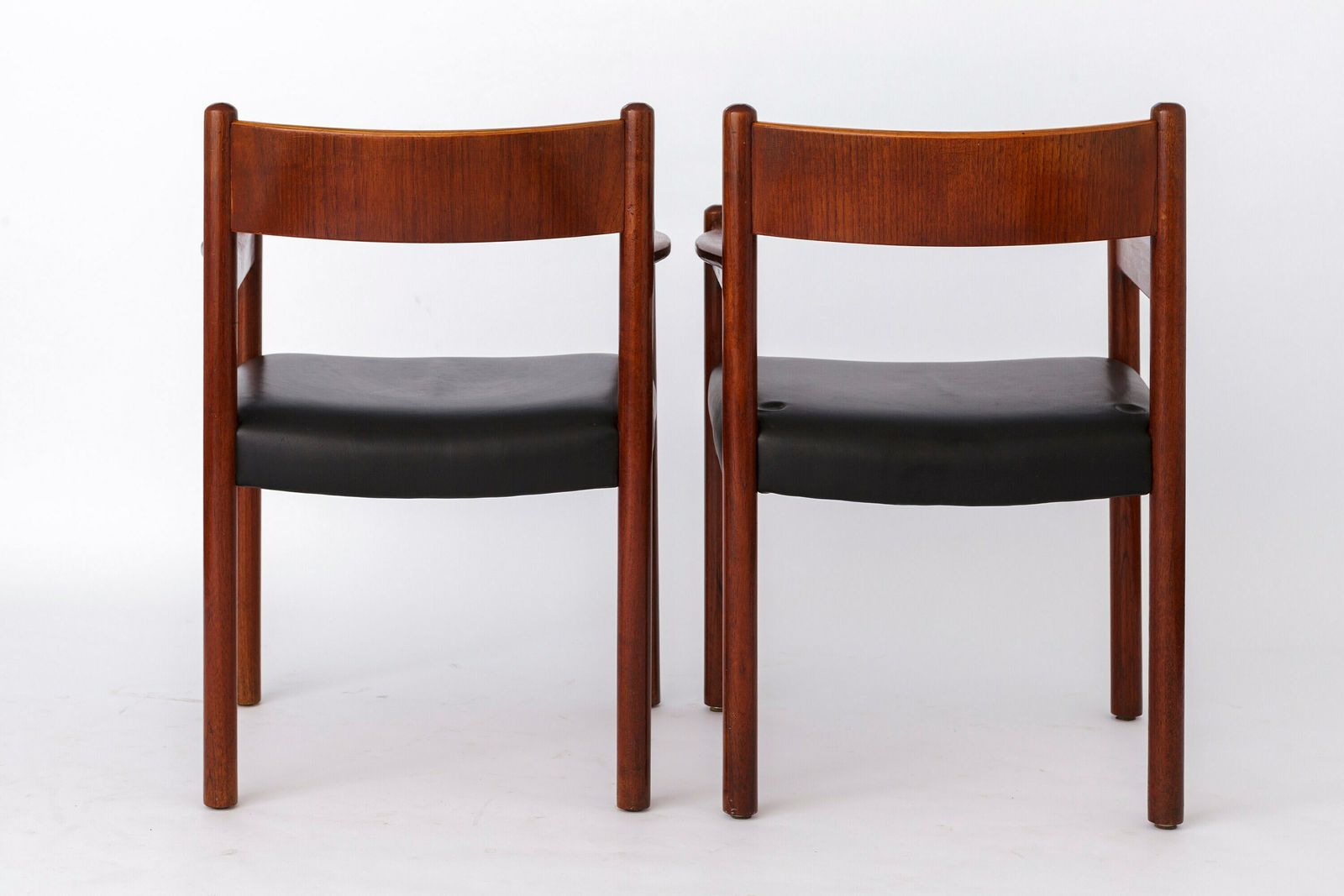 2 Of 6 Vintage Armchairs, 1960s, Danish Teak photo vintage