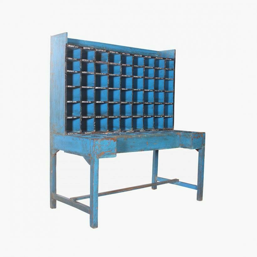 Antique Postal Rack Storage Shelving photo for sale