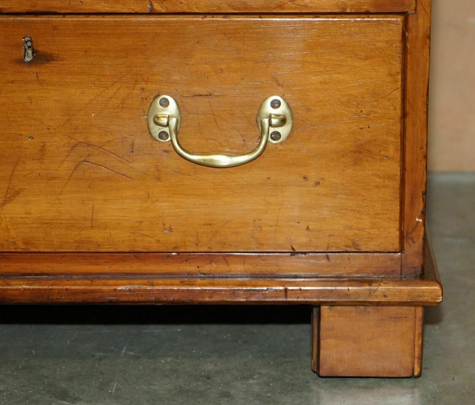 Super Rare Fully Restored Antique Victorian Fruitwood Gun Collectors Cabinet photo vintage