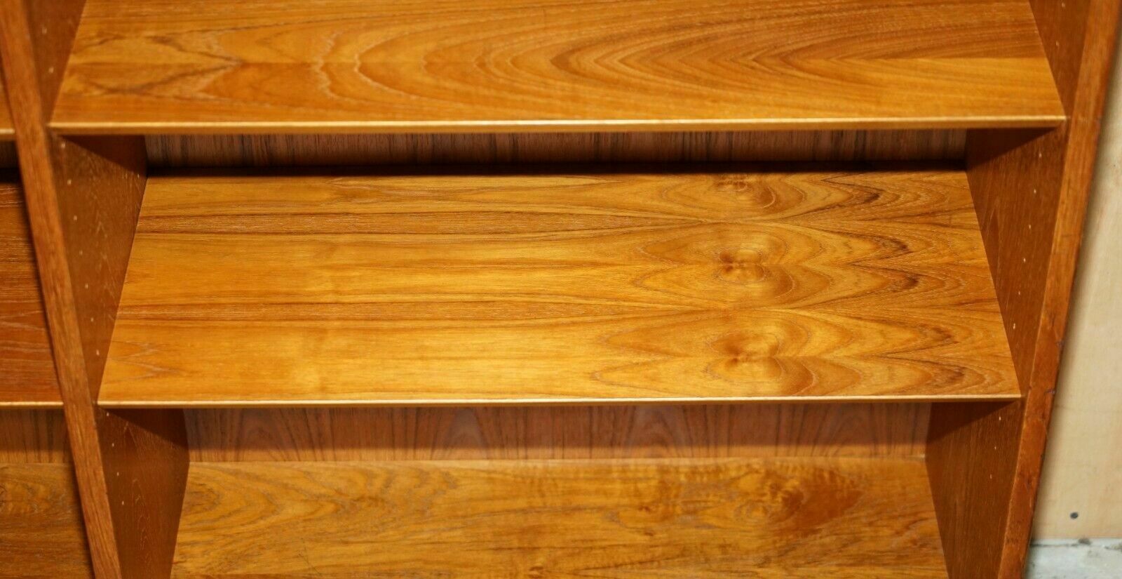 Pair Of Large Mid Century Modern Poul Hundevad 1960's Danish Teak Open Bookcases photo buy