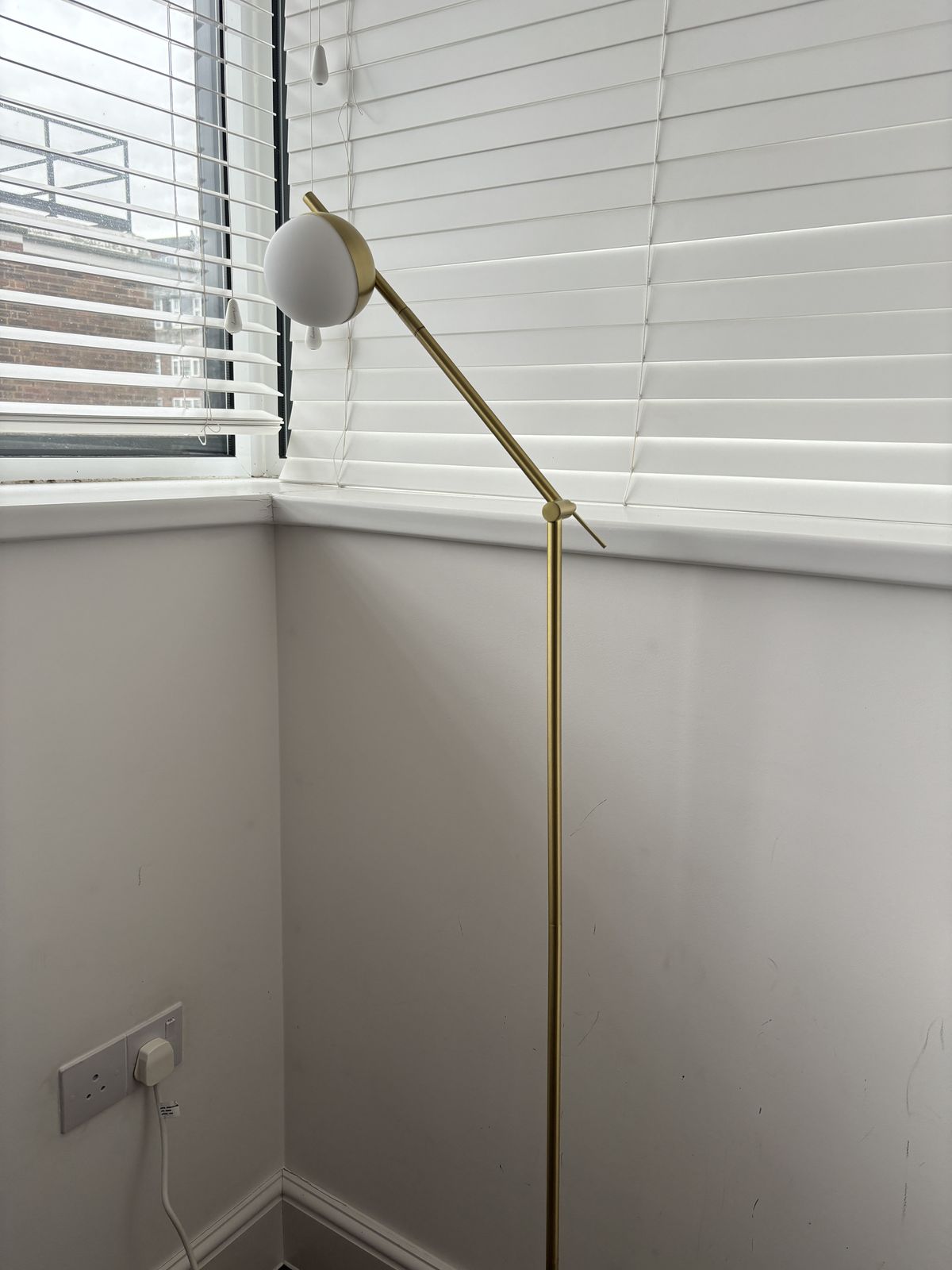 Contina Floor Lamp Nordlux Brass Incl Bulb photo furniture