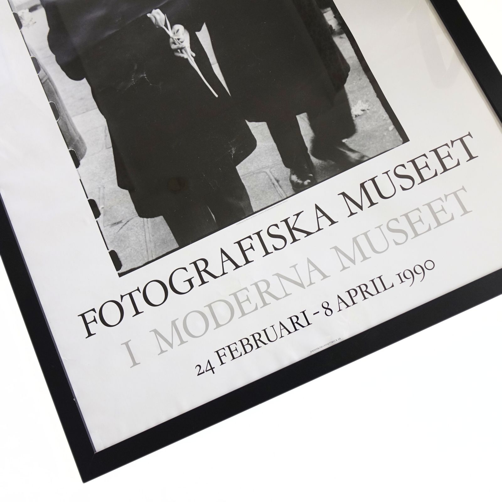 Original "Moderna Museet" Poster Of Exhibition Fotograf Robert Frank photo for sale