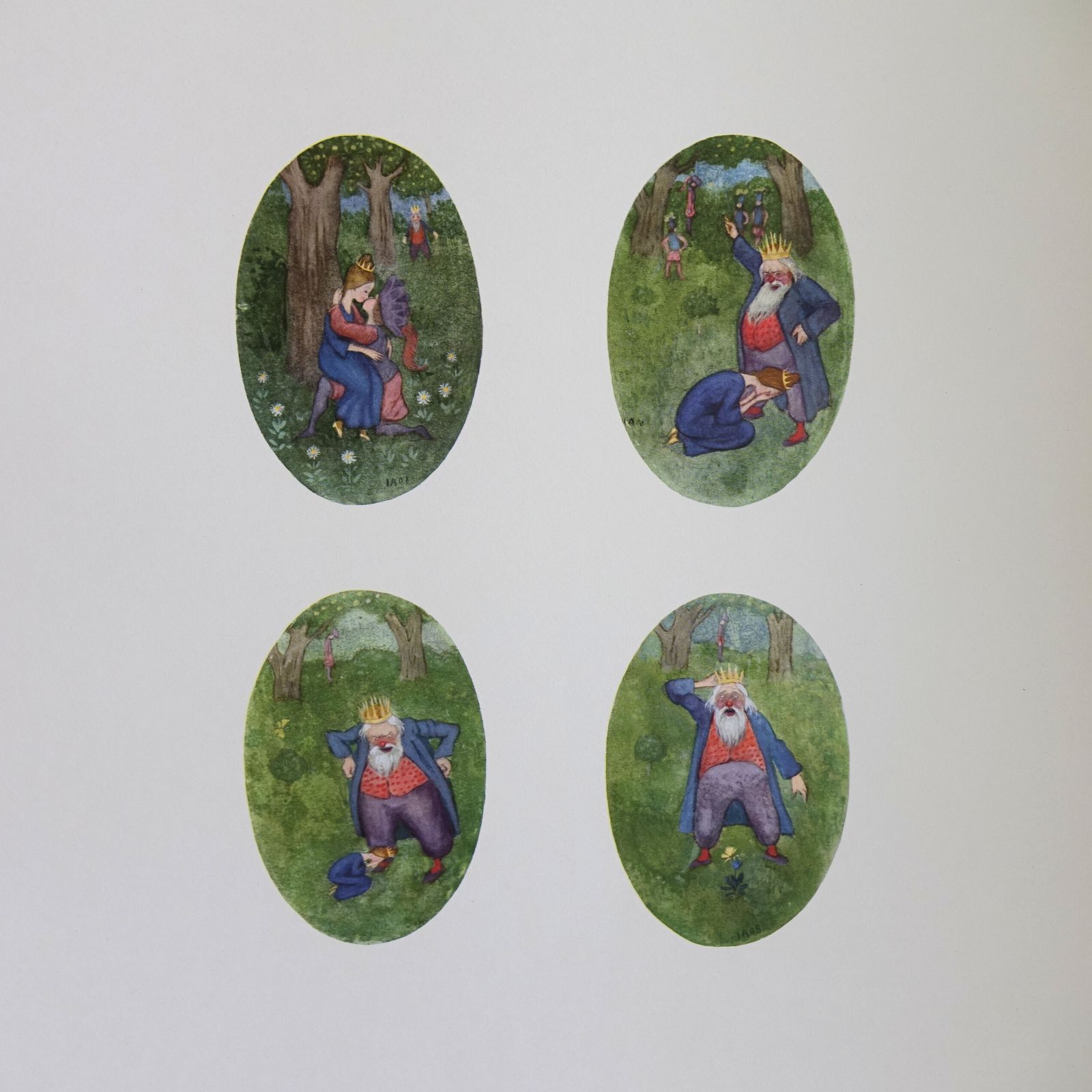 "A Love Story In 4 Pictures". Vintage Posters By Ivar Arosenius. photo furniture