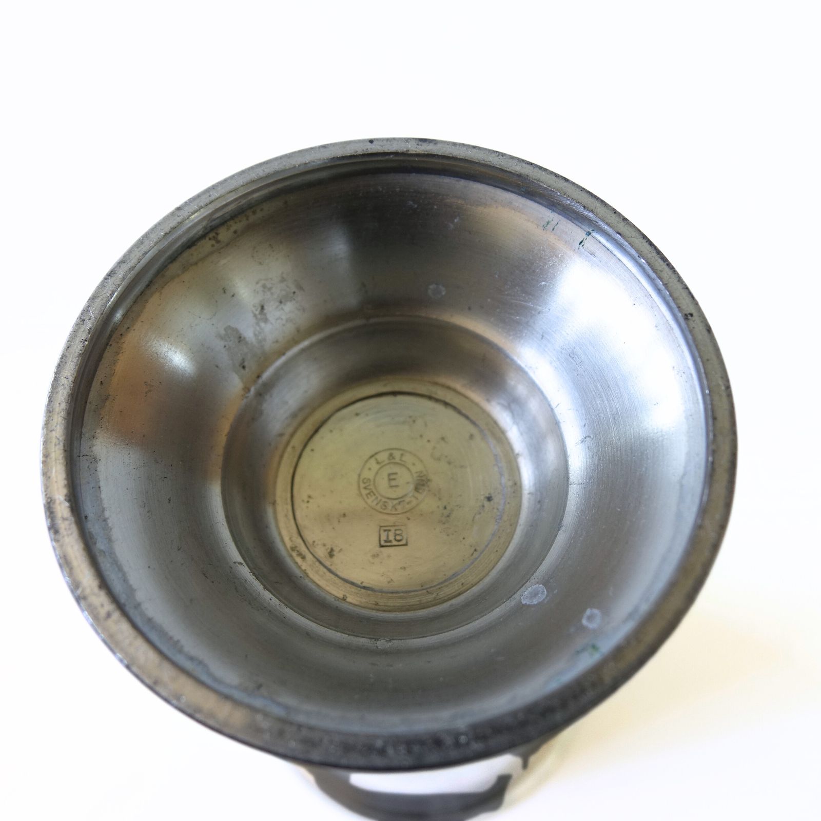 Vintage Tin Vase From L&L Svenskt Tenn Sweden Early 1900s photo furniture