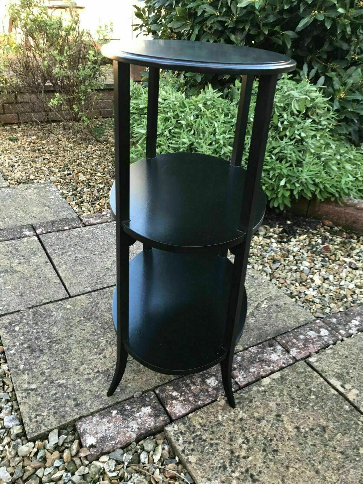 Lovely Antique 3 Tier Mahogany Etagere / Display / Occasional Table Circa 1900 photo vintage