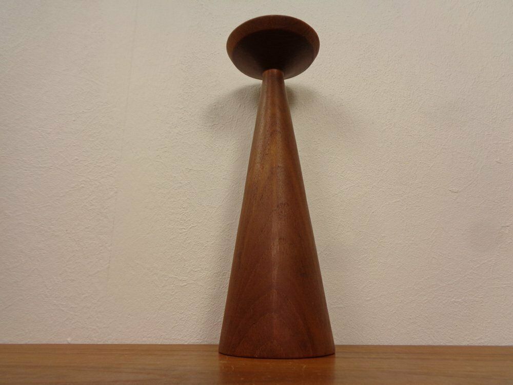 Large Teak Candleholder From Anri Form, Italy, 1960s photo buy