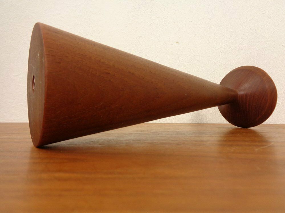 photo buy Large Teak Candleholder From Anri Form, Italy, 1960s