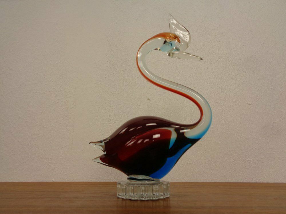 photo buy Murano Glass Duck & Swan, Italy, 1960s, Set Of 2