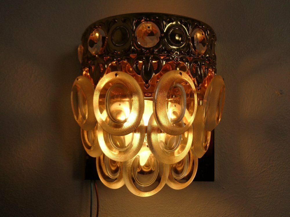 Hollywood Regency Wall Lamps From Sölken Leuchten, 1970s, Set Of 2 photo furniture